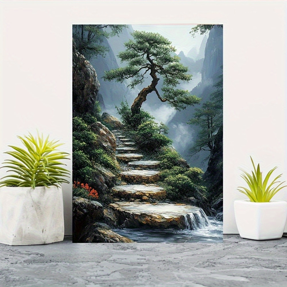 Bonsai Vertical Garden - Tableau sur toile Zen Garden avec