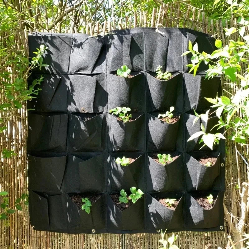 Bonsai Vertical Garden - Sac de plantation mural multi-poches, sac