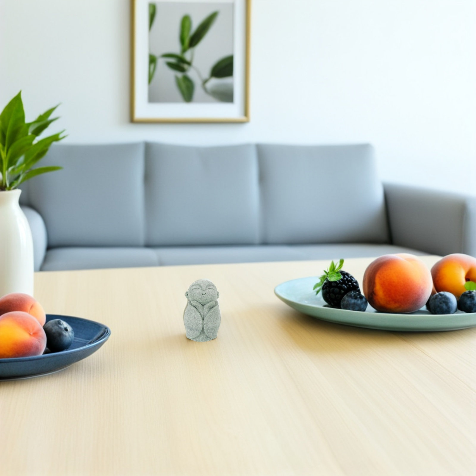 Mini sculpture de moine Bouddh - Bonsai Garden Set Up avis et prix