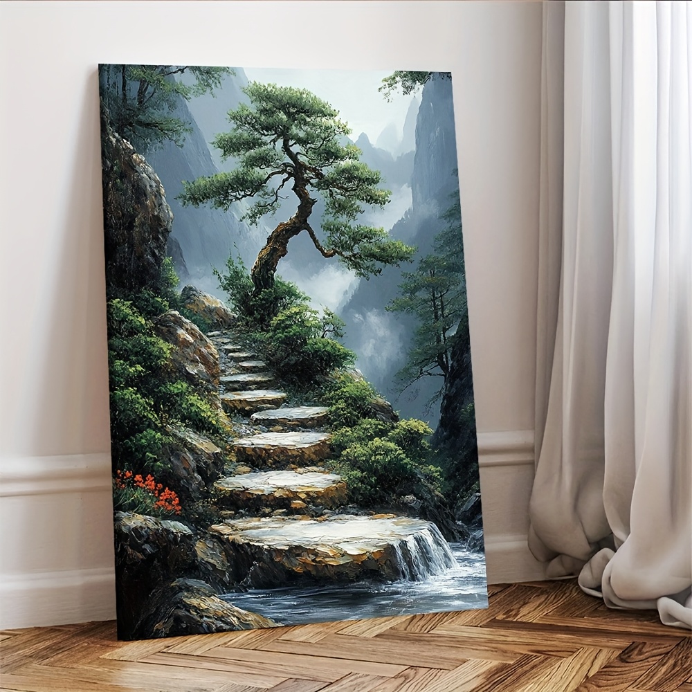 Tableau sur toile Zen Garden a - Bonsai Vertical Garden avis et prix