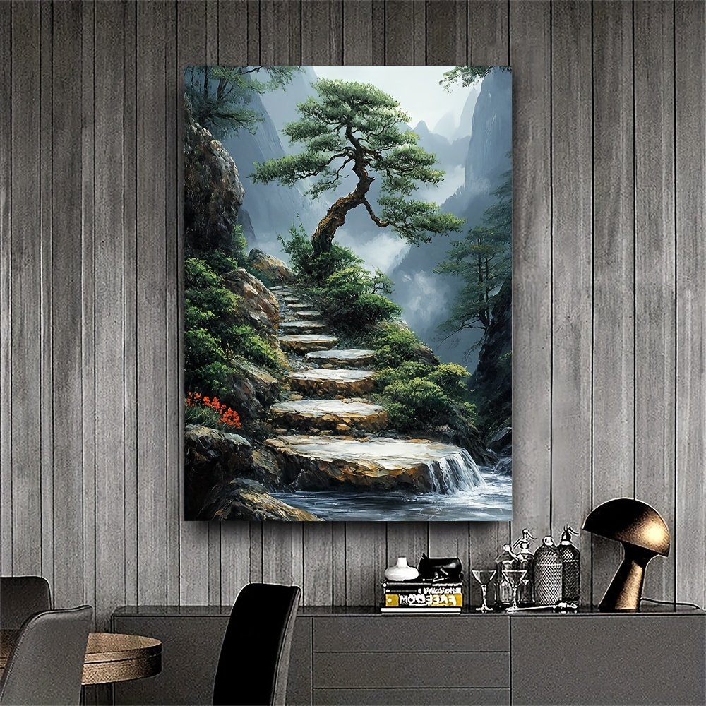 Tableau sur toile Zen Garden a - Bonsai Vertical Garden avis et prix