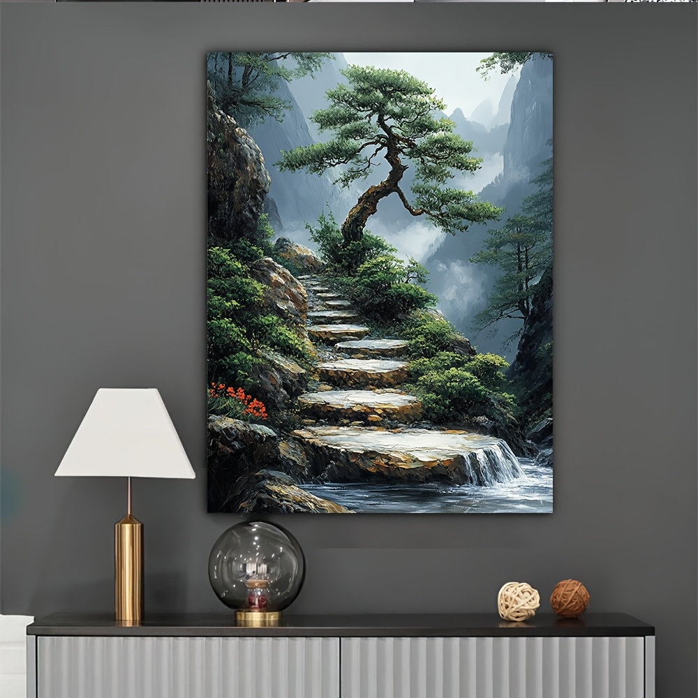 Tableau sur toile Zen Garden a - Bonsai Vertical Garden avis et prix