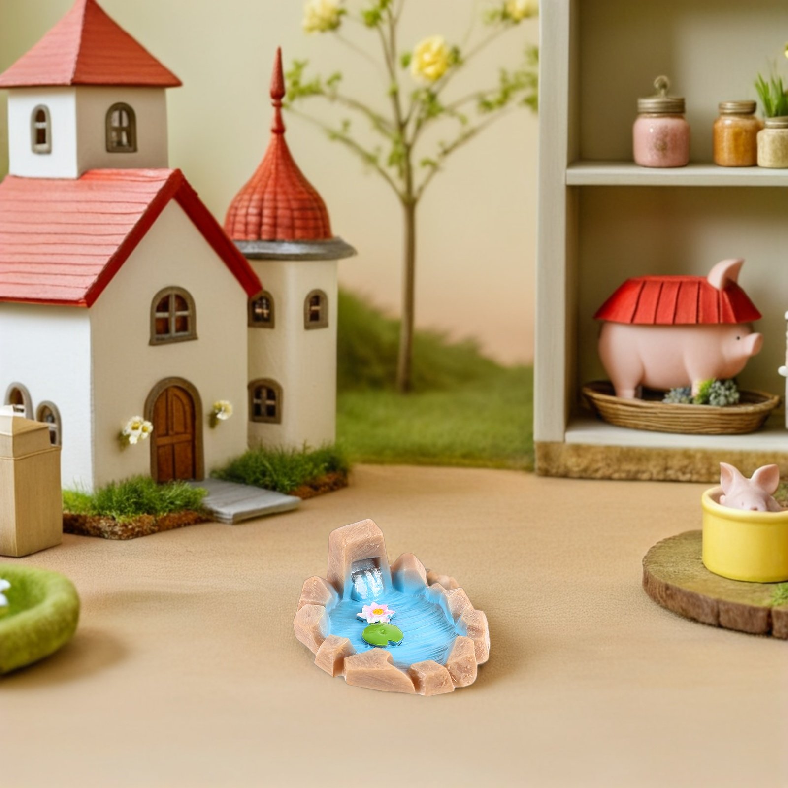 Kit de 4 miniatures en résine  - Bonsai Garden Set Up avis et prix
