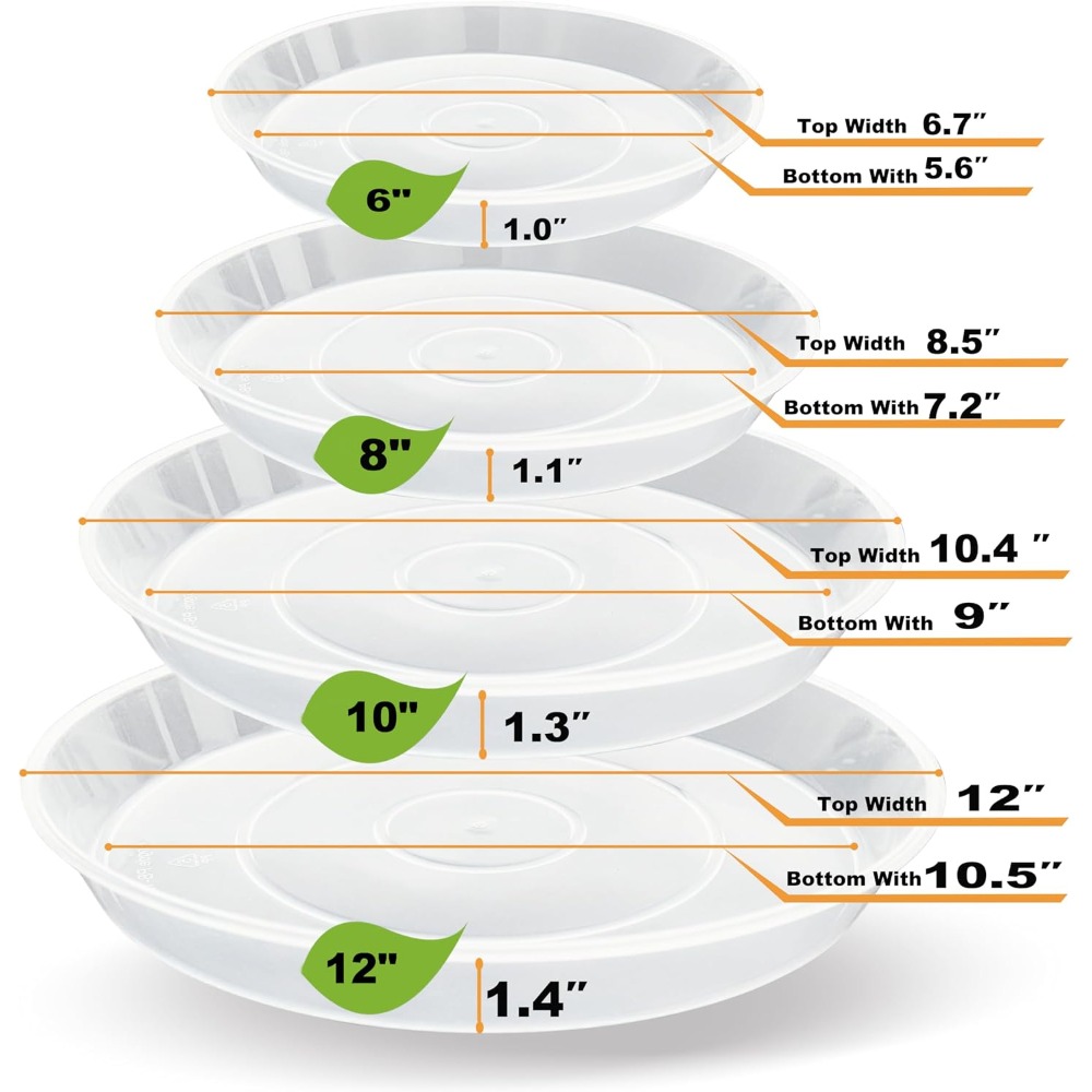 Lot de 20 soucoupes pour plant - Drip Tray Saucer avis et prix