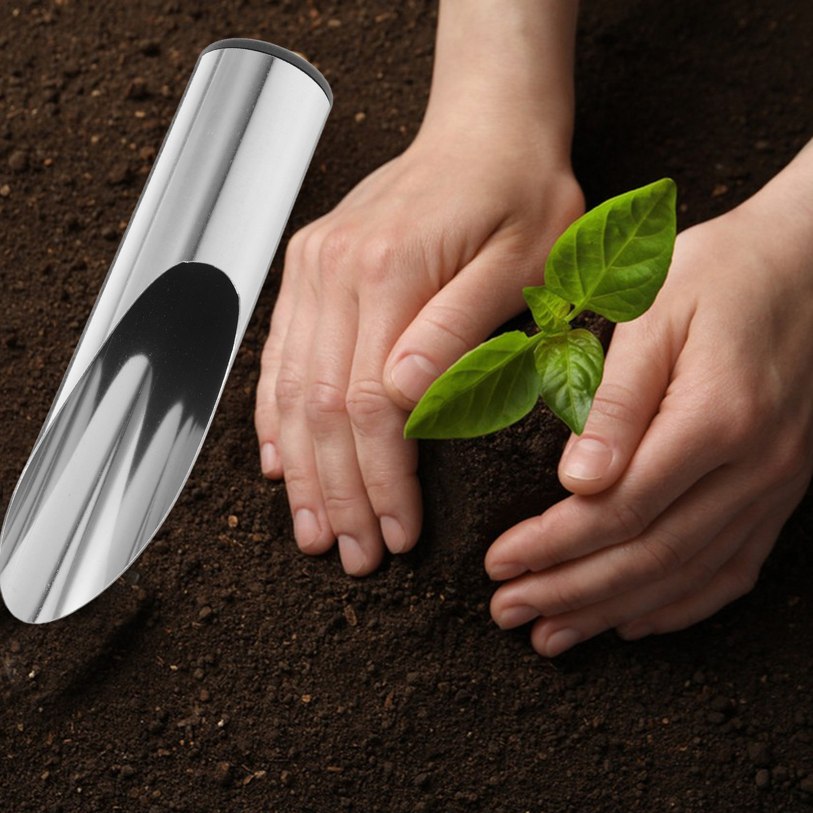 Pelle de jardin en acier inoxy - Soil Scoop Tool avis et prix
