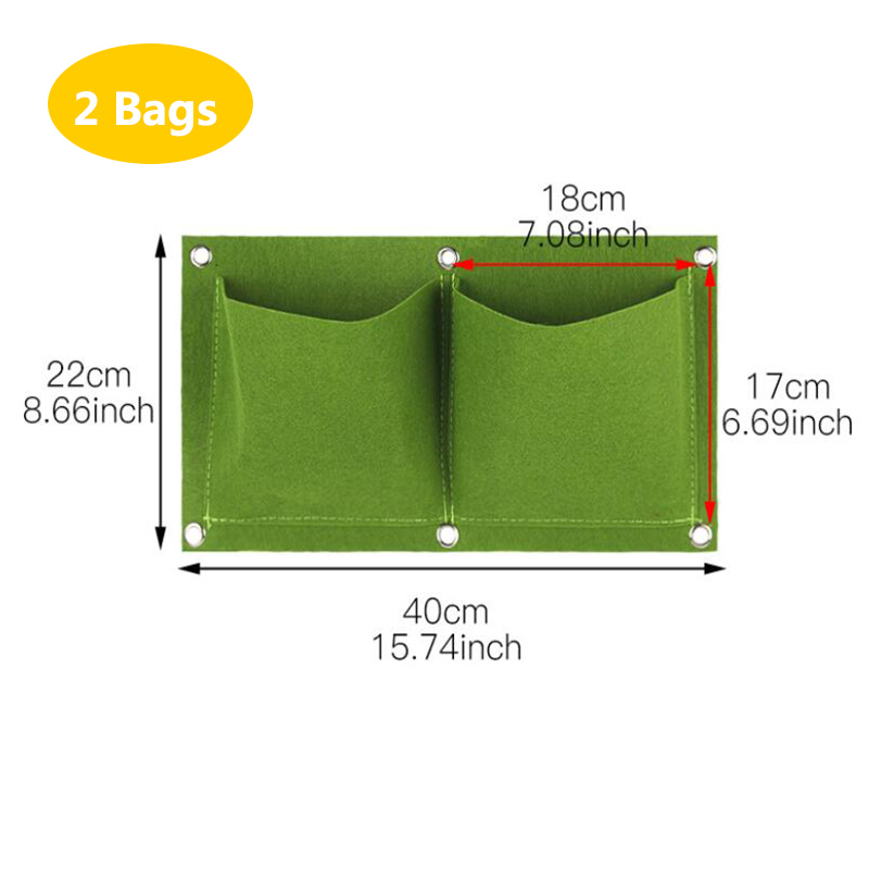 Sacs de plantation muraux vert - Bonsai Vertical Garden avis et prix