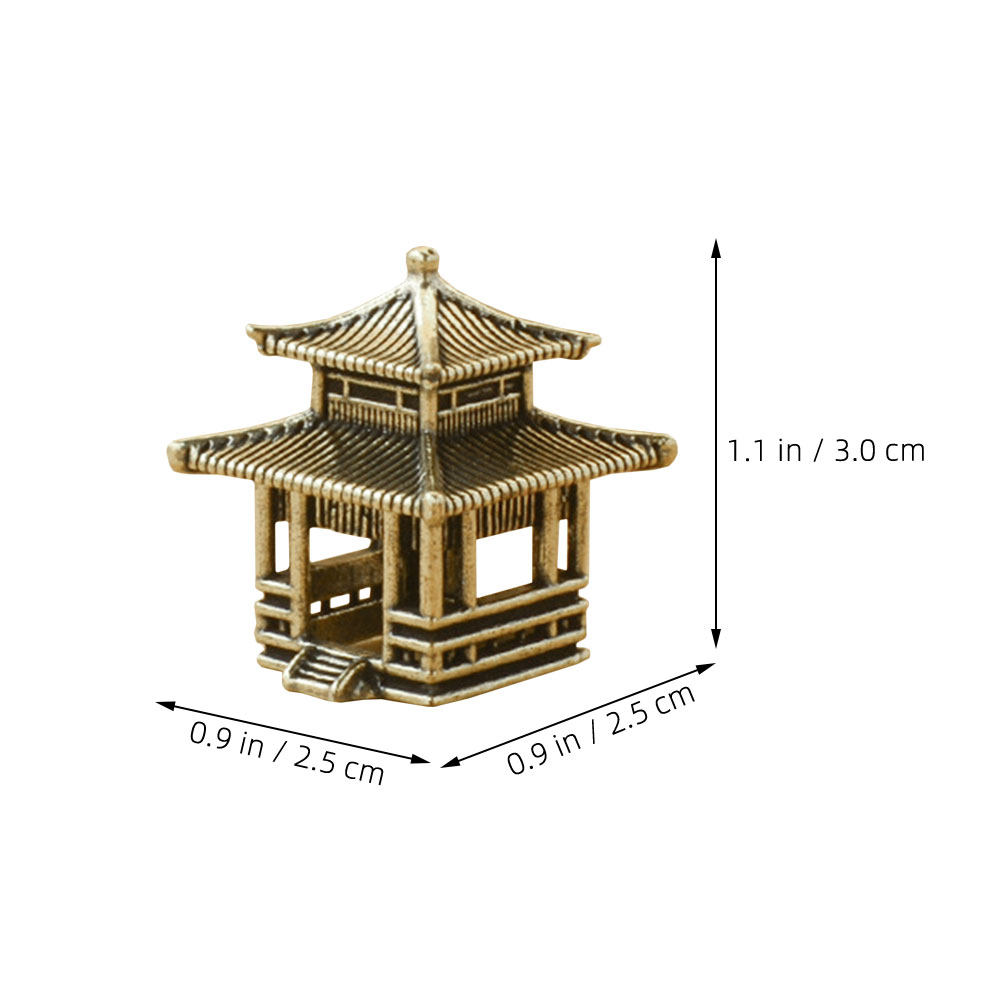 Ornement de pavillon en laiton - Bonsai Garden Set Up avis et prix
